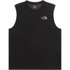 Letter Pattern Round Neck Sleeveless Loose Outdoor T-Shirt Men Tops Black NT7VR04A