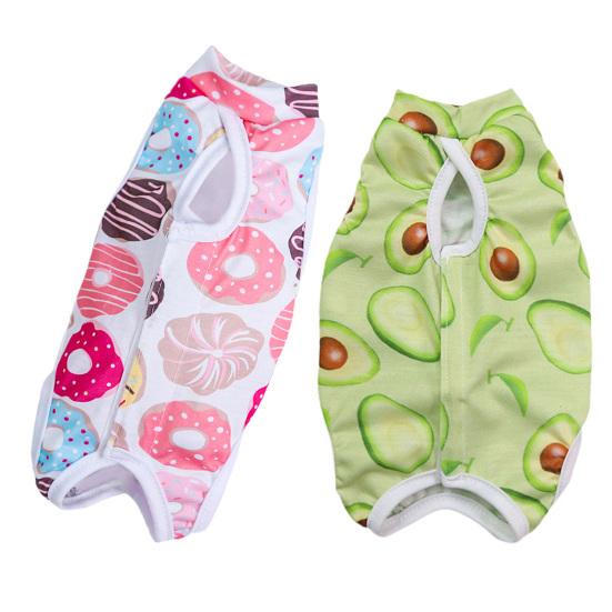 Cat Recovery Suit Wound Prevention Anti Licking Breathable Kitten Shirt After Surgery Wear Pet Clothes