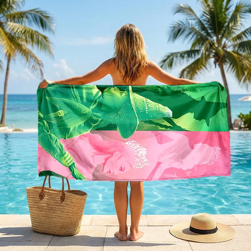 Fashion Beach Towel: Ideal for Summer Adventures Soft, Absorbent and Quick Drying Suitable for Swimming and Bathing