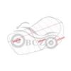 Harley XL883/1200 Front & Rear Seat Cushions with Front Seat Bag (Black, 2016-2021)