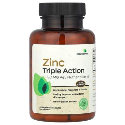 Zinc Triple Action 30mg Veggie Capsules 150 Count