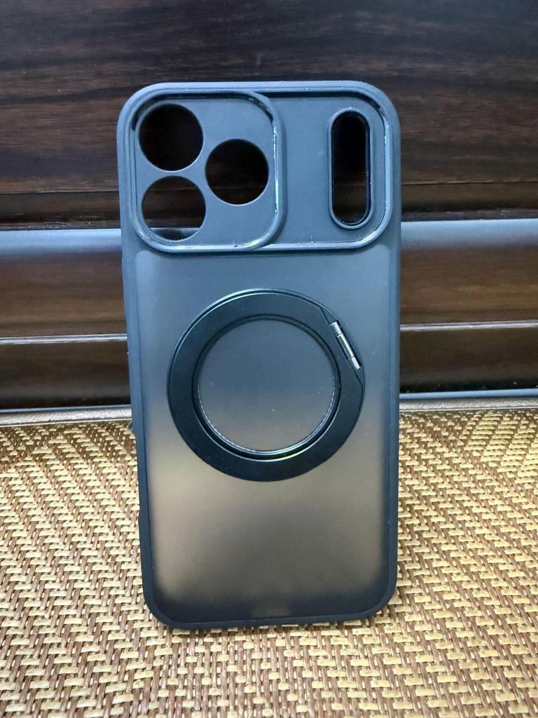 iPhone 17 Pro Case: 360° Rotating Magnetic, Transparent, Full Coverage, Anti-Drop Shell