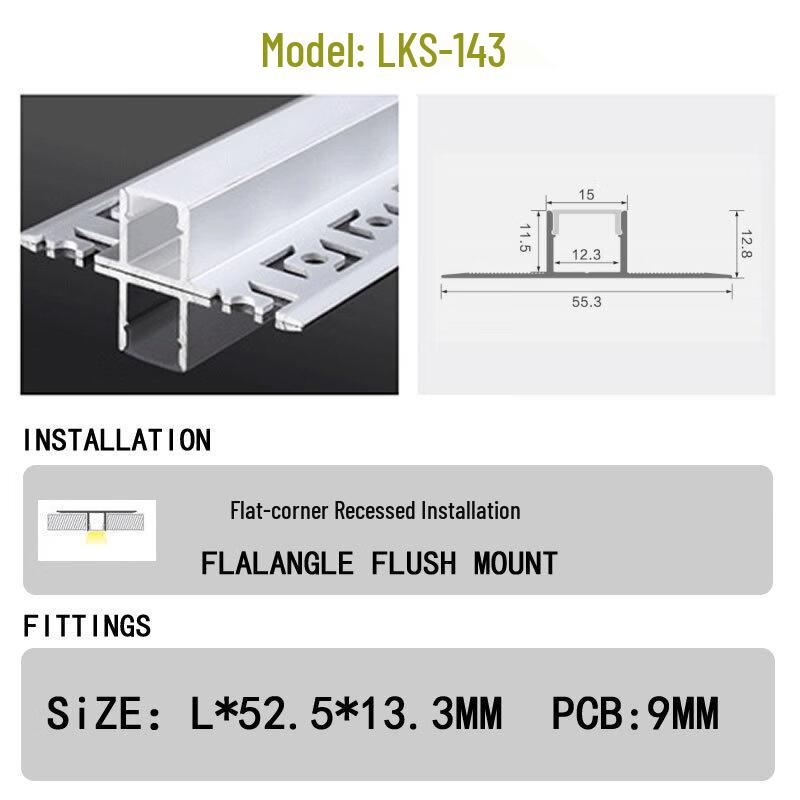 

DreamBubble Recessed LED Linear Strip Light
