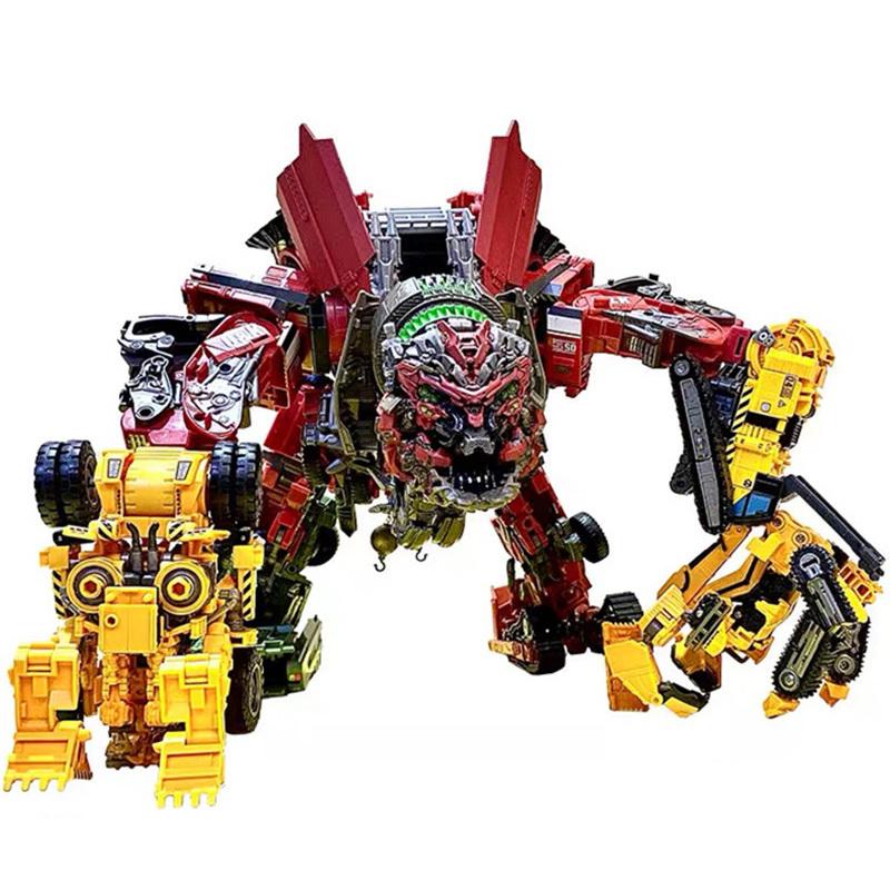 AOYI 8in1 BMB KO Studio Series SS Devastator Transformation Action Figure Kid Toys Masterpiece Movie Model Deformation Car Robot