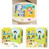 Educational Puzzle Dress Up Book For Children With Magnetic Stickers And Quiet Play