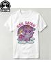 Unisex T-shirt Funny Satanic Hail Satan Kitten Cute Rainbow Cat TShirt Zazzle Retro Plus Size Cotton T-shirt, Fathe