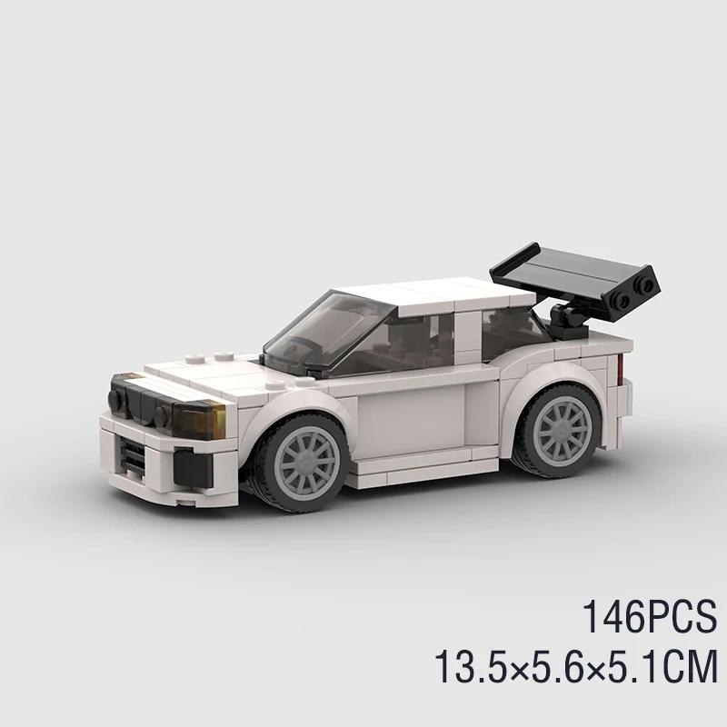 City MOC Speed Rally Sport Racing Vehicle Police Cars Classical Model Building Blocks Super Race Brick Technical Christmas Gift