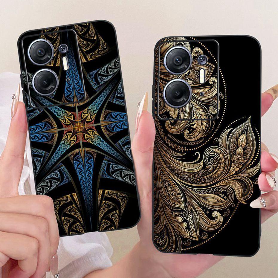 Fashion Cool Case For Infinix Hot 30 5G Soft Black Silicone TPU Back Cover For Infinix Hot30 5G X6832 Phone Cases