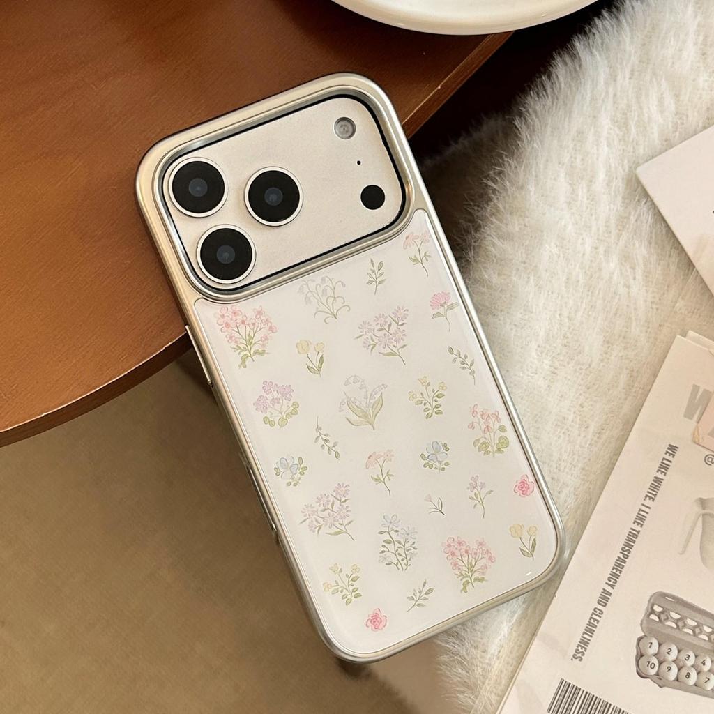Artistic Flower Phone Case for iPhone 16, iPhone 17, and iPhone 17 Pro Max
