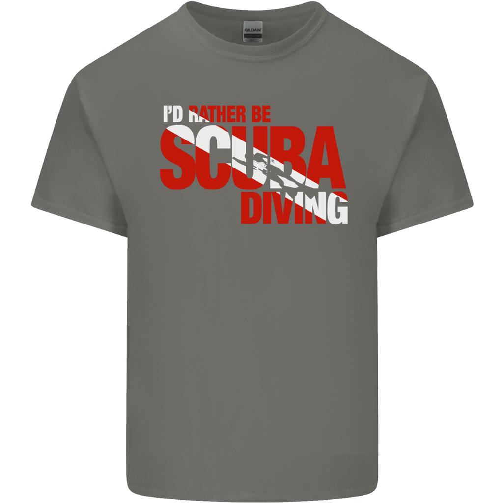Id Rather Be Scuba Diving Diver Dive Unisexs Light Cotton TShirt