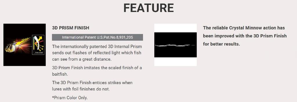 Yo Zuri 3D Crystal Minnow 130 mm Πλωτός Δήλωμα F1147-RBK (2060)