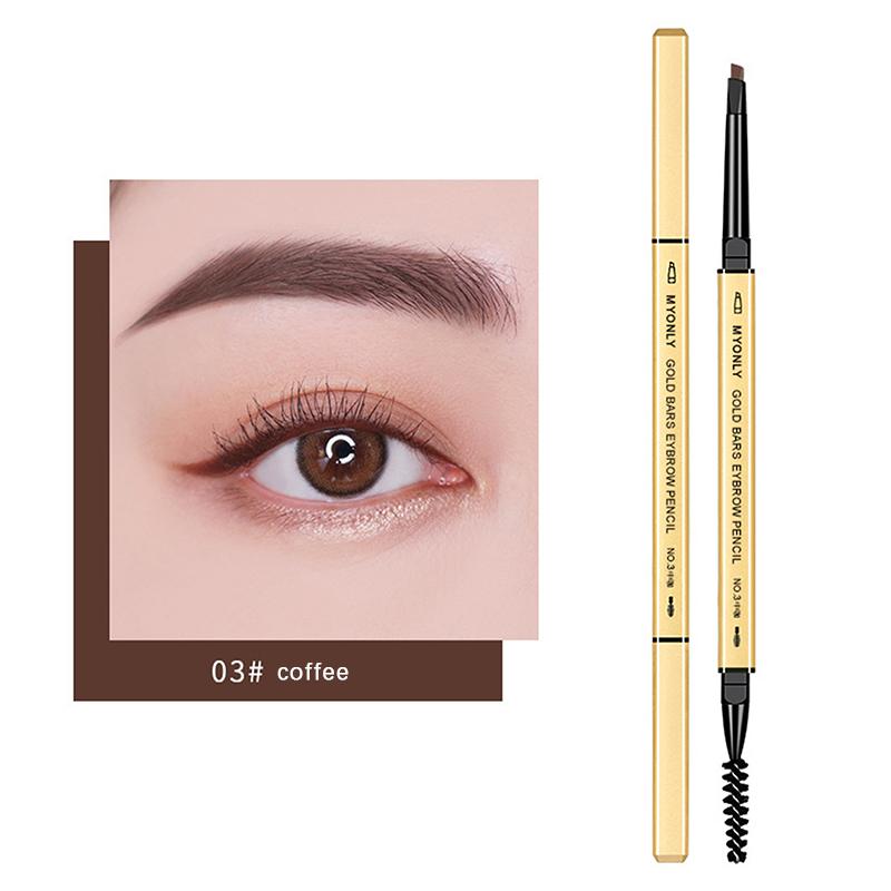 Ultra Fine Triangle Eyebrow Pencil Precise Brow Definer Long Lasting Waterproof Blonde Brown And Coffee Eye Brow Makeup 3 Colors