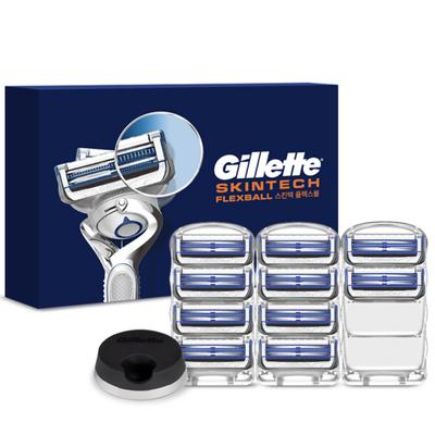 Ręczne maszynki do golenia Gillette Skintech 10 opakowań + stojak na maszynkę, 1 zestaw, 1 zestaw 136927817