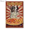 Aussie Metal Tin Sign Wall Decor Australian Shepherd Dog Bath Soap Poster Hanging Plaque Aluminum Signage Posters x Inch
