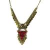 Les Trésors De Lily [D3935] - Red 'Luxor' Designer Necklace