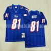 Retro American Football Jersey Mens Cotton T-Shirt Vintage Team Patriot 12 24 28 Short Sleeve Fall
