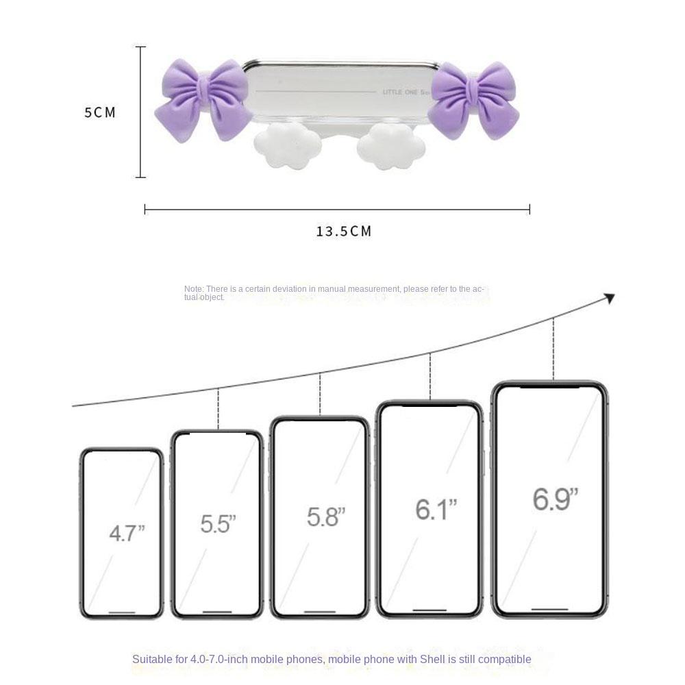 Shockproof Car Air Outlet Clip Mount Anti-Skidding Car Phone Holder Car Mobile Phone Bracket