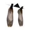 Spring Fashion Shallow Mouth Rhinestone Evening Breeze Gentle Soft Sole Doudou Shoes Square Head Flat Sole Single Shoes Women