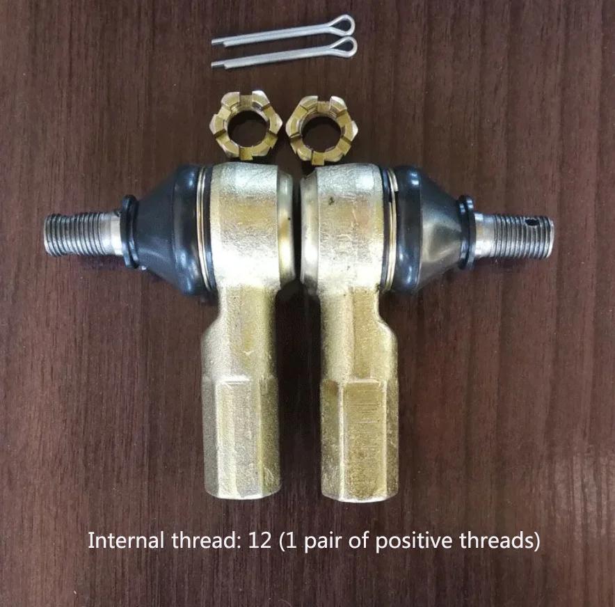 

2 шт. ручная резьба M12/M14 болт наконечник рулевой тяги шаровой шарнир для 150cc 250cc квадроцикл внедорожный мотоцикл ATV Go Kart Dune Buggy