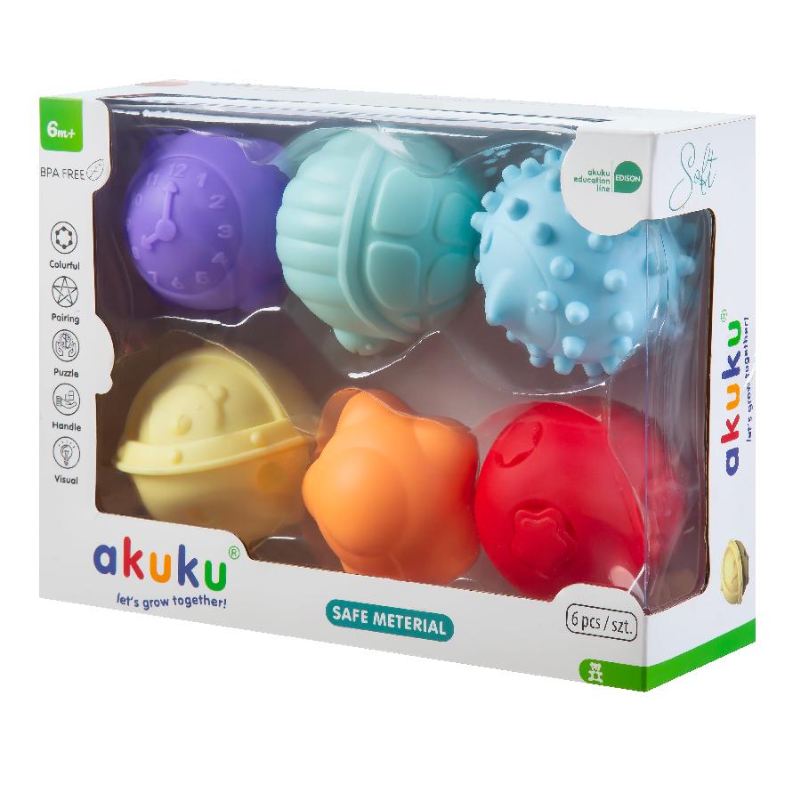 AKUKU A0640 Set of soft sensory balls
