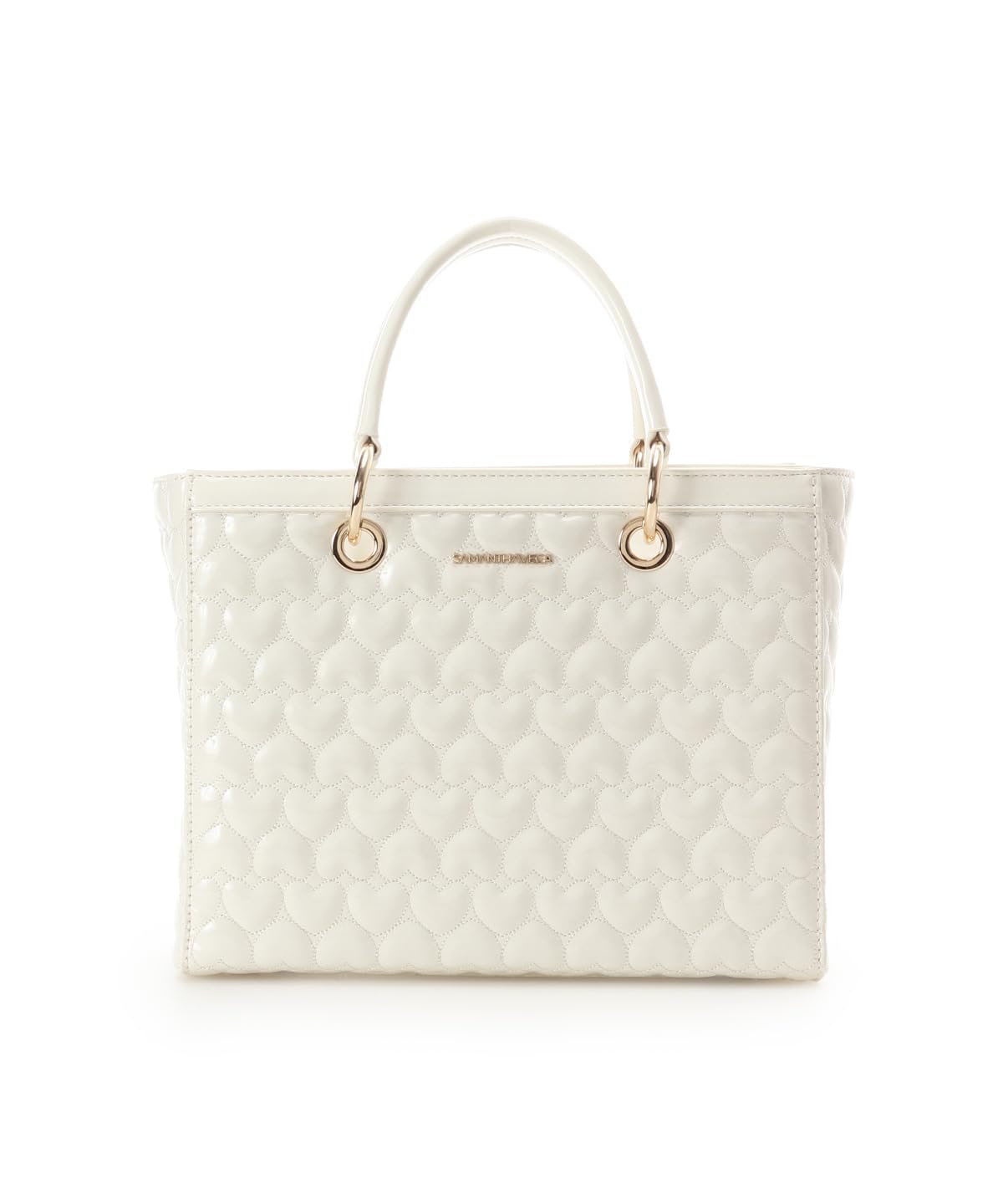 Eternal Heart Quilted Handbag белый