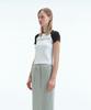 REST&RECREATION Raglan Half Sleeve Top - White