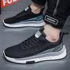 Man Shoe Lightweight Casual Shoes for Men Tennis Summer Mesh Sneakers Black Comfortable Size 44 Elegant Footwear Offer Walking