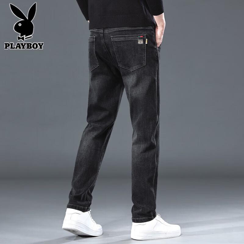 

Playboy Men s Loose Straight Fit Denim Jeans 31