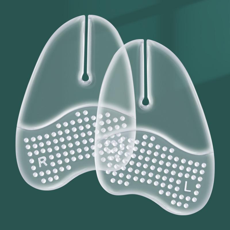 Невидимые нескользящие амортизирующие полустельки для шлепанцев и сандалий