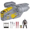 Hasbro STAR WARS Glogoo ActionVerse Pojazd Razor Crest 35cm Mandalorian Glogoo Action Zabawka Unisex dla Wieków G2841 Autentyczny / Zestaw Zabawowy, 2 w 1 &