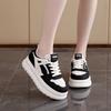 Spring Student Versatile Little White Board Shoes Color Matching Mesh Breathable Bread Shoes Platform Sports Casual Shoes