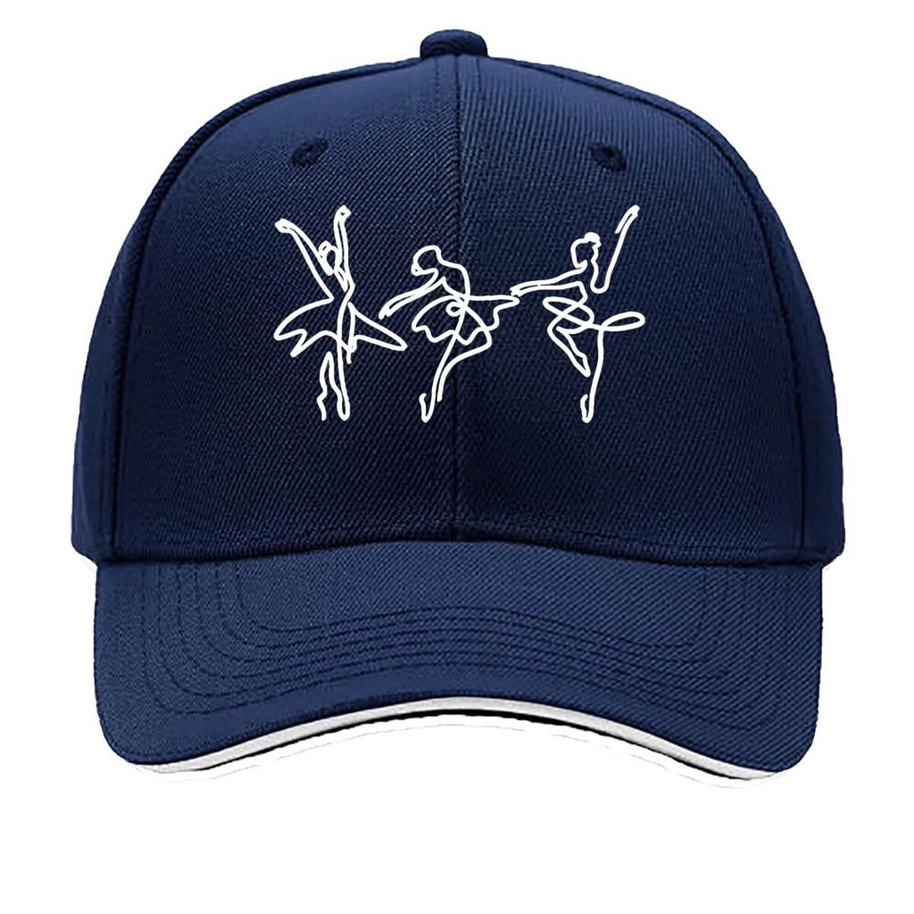 Unisexs Vintage Ballet Dancer Print  Adjustable MoistureWicking Washable Outdoor Sports Hat Suitable Sandwich Baseball Cap