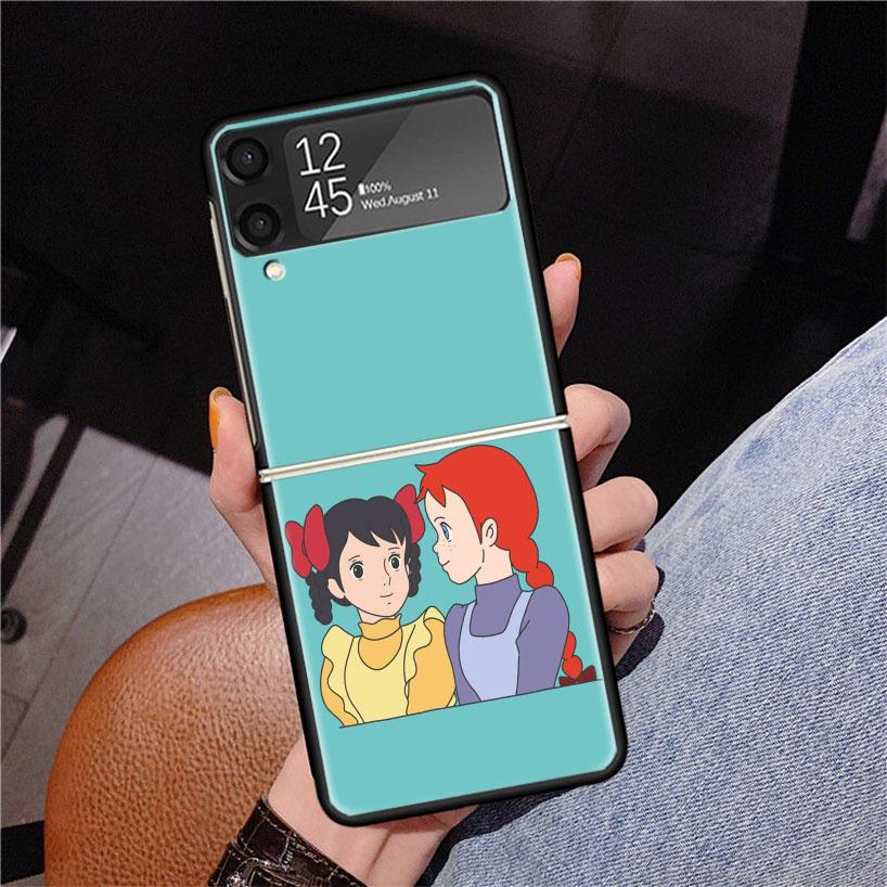A-Anne Of Green Gables Shirley Phone Case For Samsung Z Flip 7 6 5 4 3 Galaxy ZFlip7 ZFlip6 ZFlip5 ZFlip4 ZFlip3 5G Print Cover