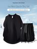 European Size Basketball Running Set: Short Sleeve Round Neck, Lightweight & Sun Protection for Summer