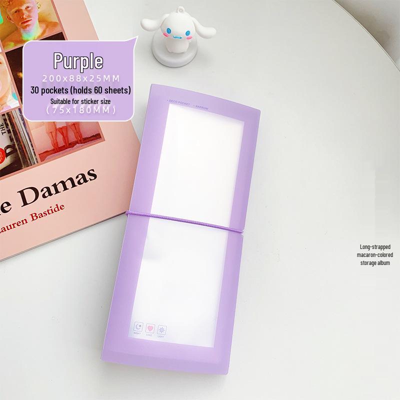Korean Ins Style Transparent Ticket & Sticker Album Organizer