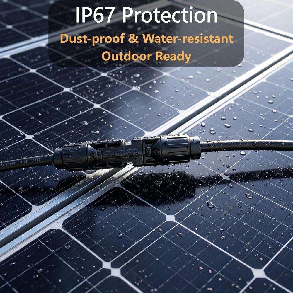 1000V/30A Solar Panel Connectors Flame Retardant Photovoltaic Cable Connectors  Solar Power System