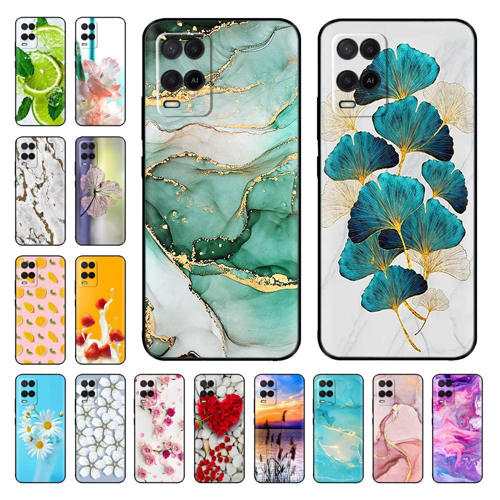For OPPO A54 CPH2239 Case Cover 2021 Cute Back Coque Silicone Soft TPU Phone Case For OPPO A54s A 54 OPPOA54 S Cases Protective