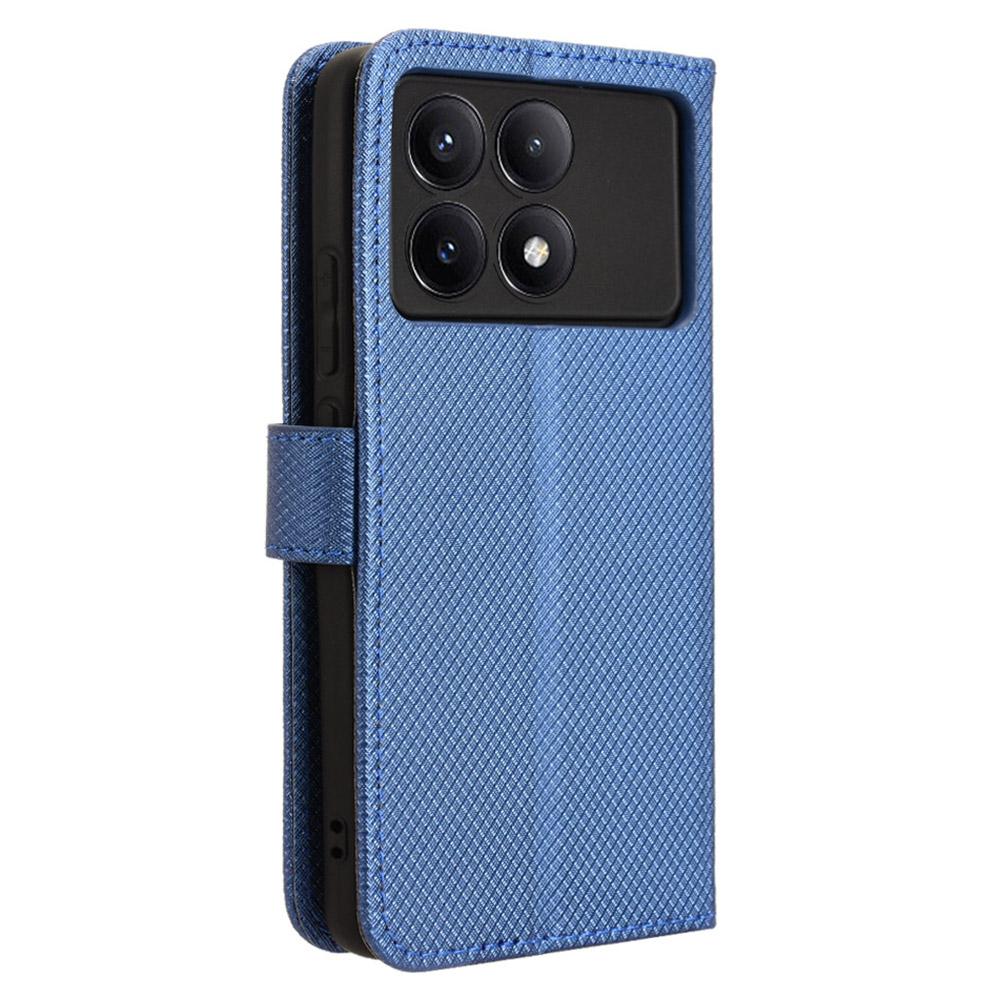 For Xiaomi Redmi K70E 5G/Poco X6 Pro 5G Phone Case Wallet Wrist Strap Card Slots Leather Cover