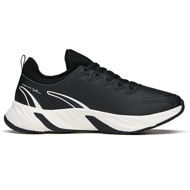New Anta Running Collection Lightweight Cushioning Low Top Running Shoes Women's Black Fleece Lined 122145523-10