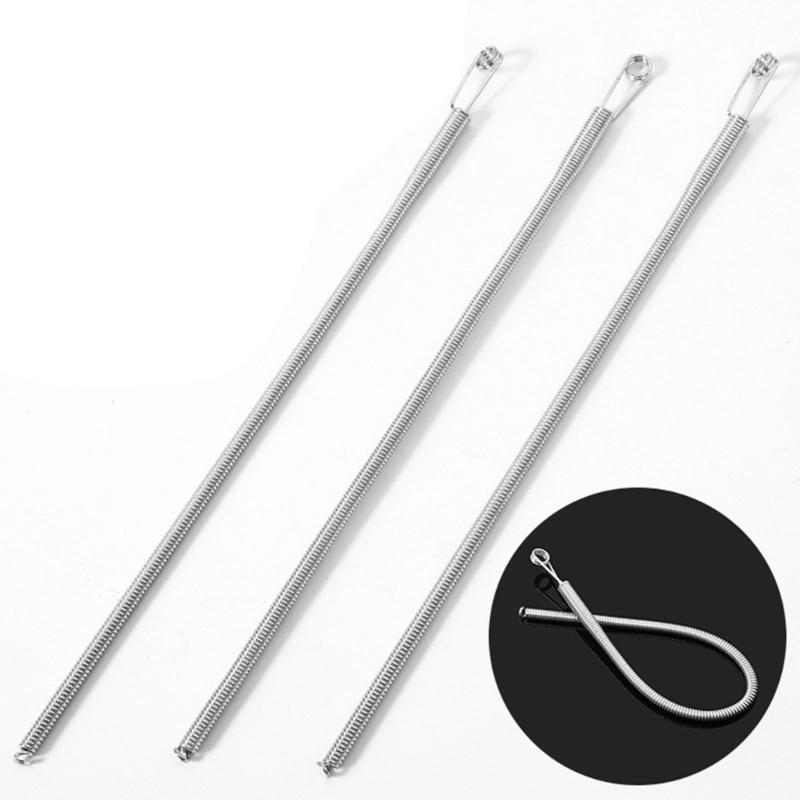 Bendable Steel Cord Threading Tool For Drawstring Spring Threader Clip Flexible String Puller Home Sewing Essential