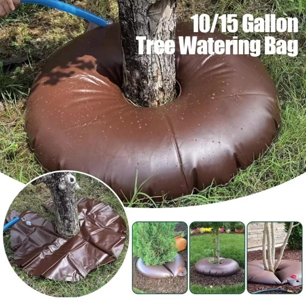 10/15 Gallon Tree Watering Bag Adjustable Water Flow Automatic Watering Bag Planting Trees