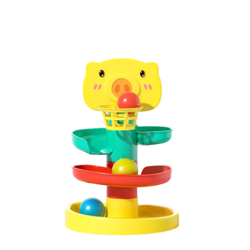 Sliding Ball Rolling Ball Tower Track Rolling Ball Tower Educational Games  Children Play 3layers 3ball
