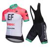 Correa Edición Equipo Conjunto de Traje de Ciclismo Manga Corta para Ciclismo al Aire Libre, Manga Corta de Verano