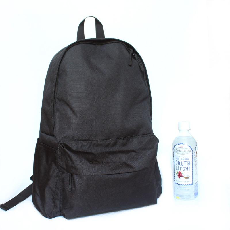 Solid color simple unprinted backpack female student backpack large male schoolbag printed trademark logo чёрный