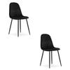 ASTI Chair - Black Velvet X 2