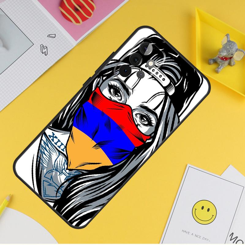 Armenian Flag Case For Samsung Galaxy A16 A26 A36 A56 A06 A55 A35 A15 A53 A32 A52 A33 A13 A14 A34 A54 A17