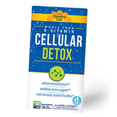 B Vitamins for Cellular Detox, Whole Food B-Vitamin Cellular Detox, 30 Vegcaps (36124115)