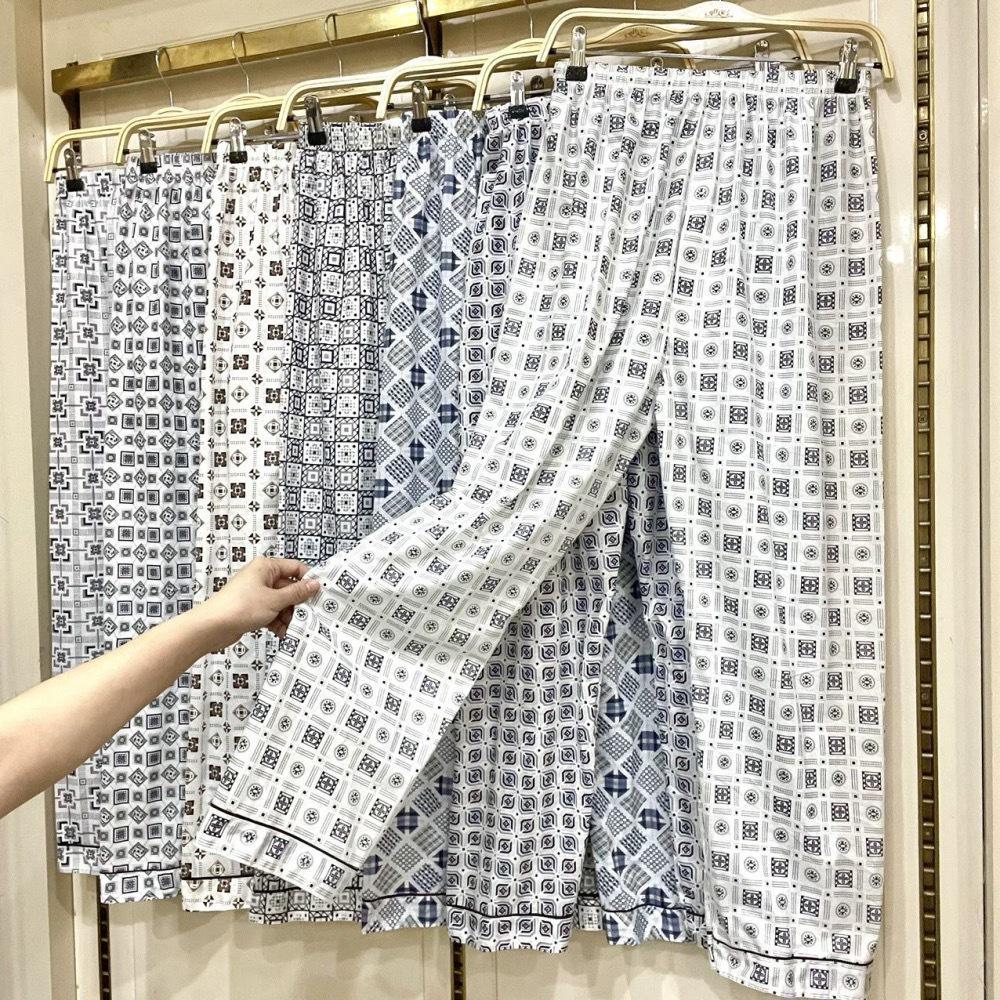 Men's 2024 Double Pocket Cotton Pajama Pants - Lightweight, Casual, Spring/Autumn Wear