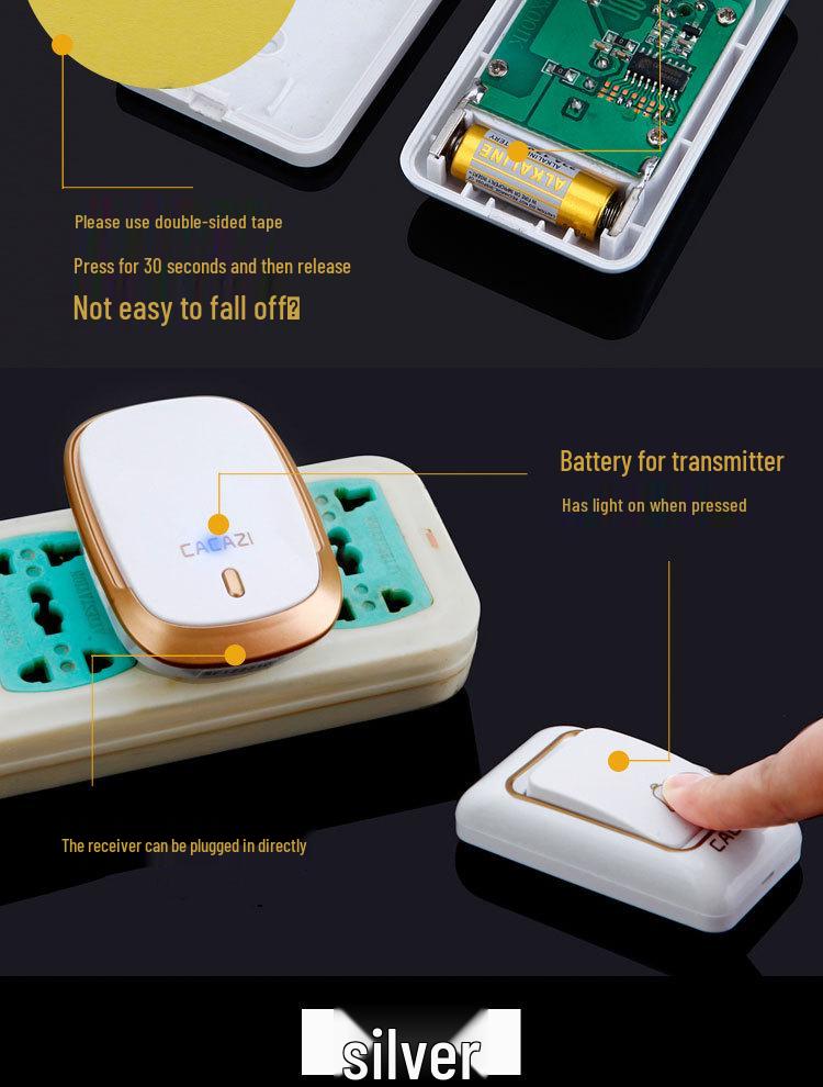 Kajias K01 3-in-1 Wireless Doorbell & Elderly Emergency Call System