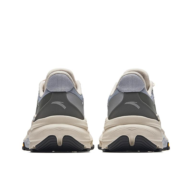 Anta Explore Trendy Comfortable Slip Resistant Durable Low Top Casual Running Shoes Women sneaker Gray White Silver 922445587-4